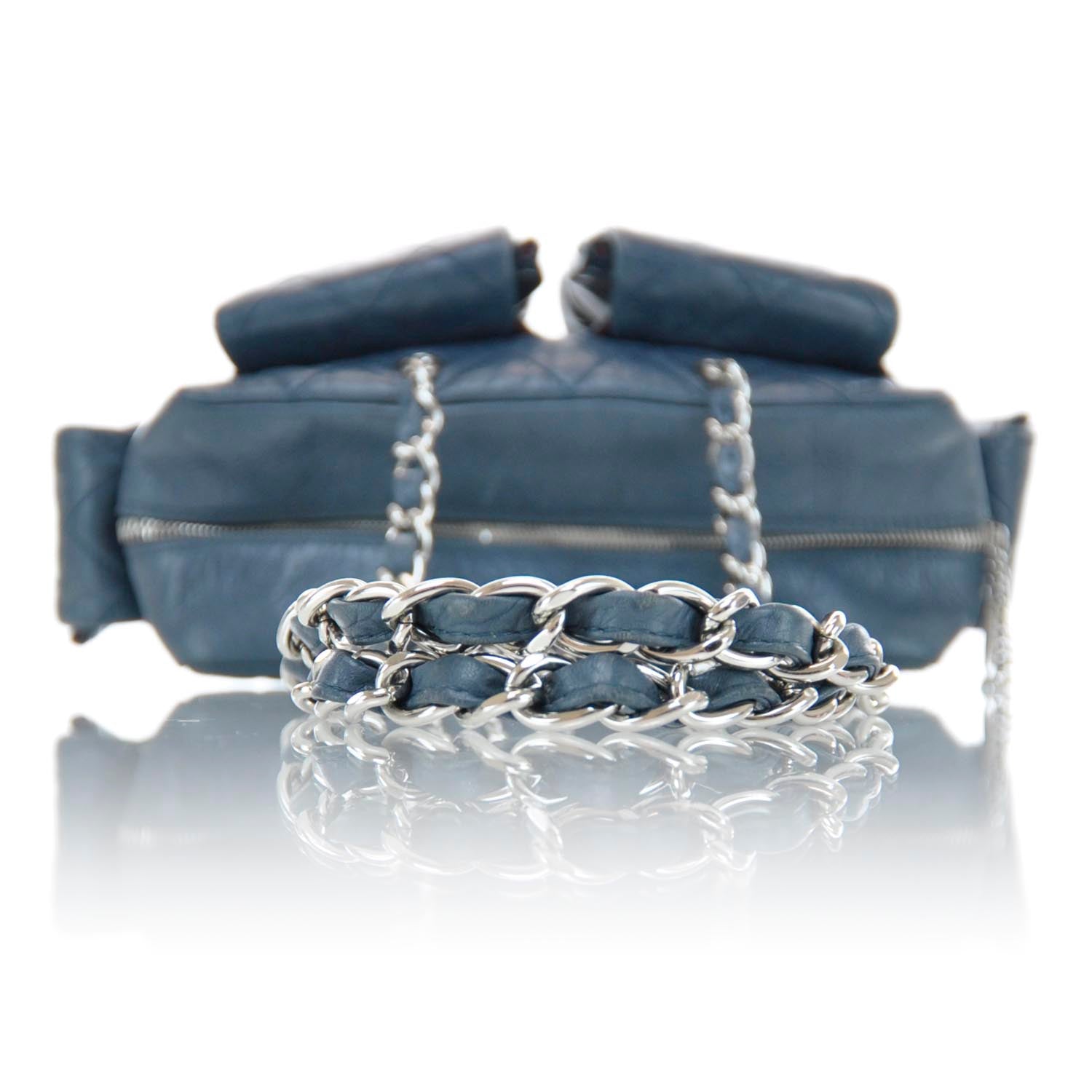 Chanel Cotton Club Reporter Blue 4 of 11