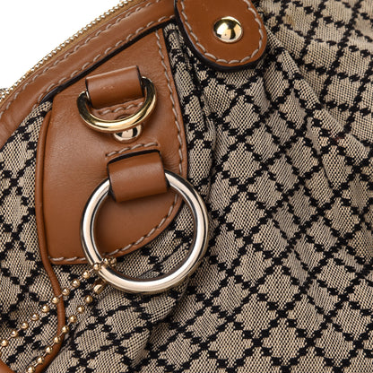 Gucci Diamante Medium Sukey Boston Brown 8 of 11