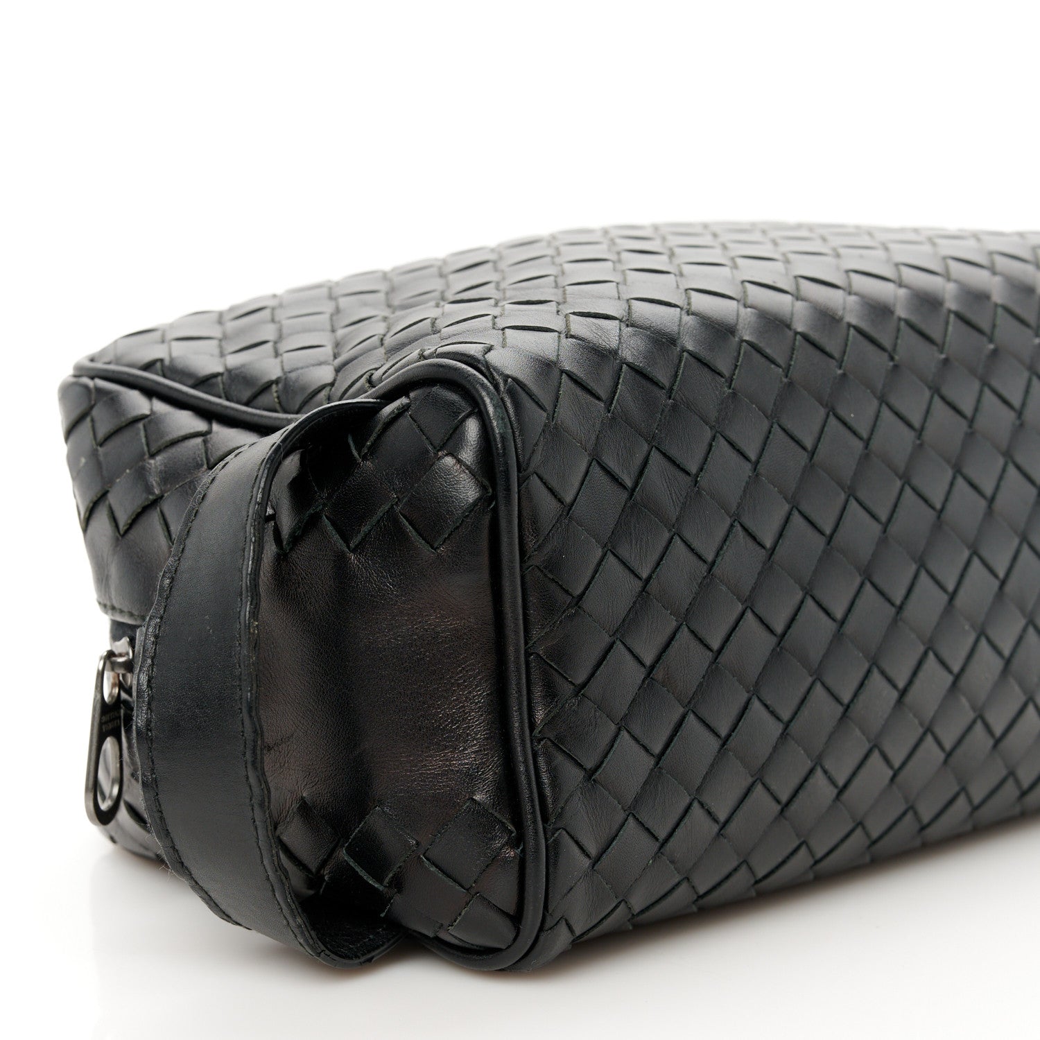 Bottega Veneta Nappa Intrecciato Travel Pouch Clutch Black 10 of 11