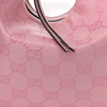 Gucci GG Crystal Coated Canvas Monogram Web Small Attache Shoulder Bag Pink 8 of 12