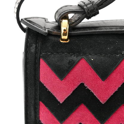 Salvatore Ferragamo Suede Zig Zag Mini Aileen Crossbody Multicolor 10 of 16
