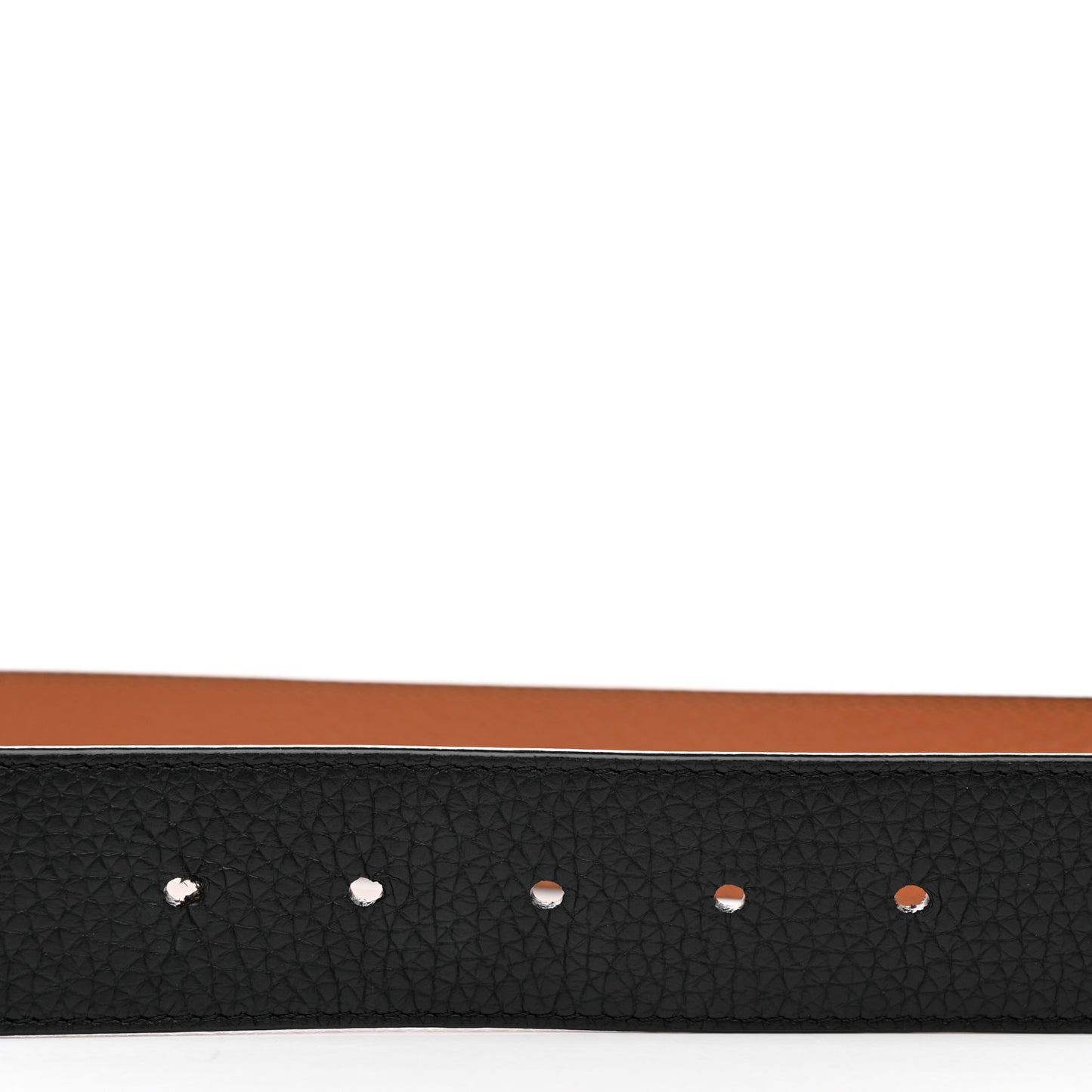 Taurillon Calfskin 30mm LV Initiales Reversible Belt 85 34 Black