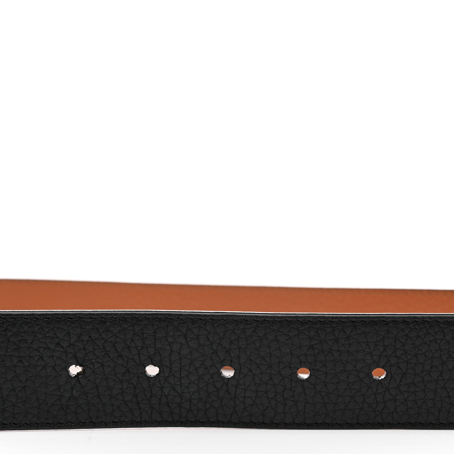 Louis Vuitton Taurillon Calfskin 30mm LV Initiales Reversible Belt 85 34 Black 3 of 6