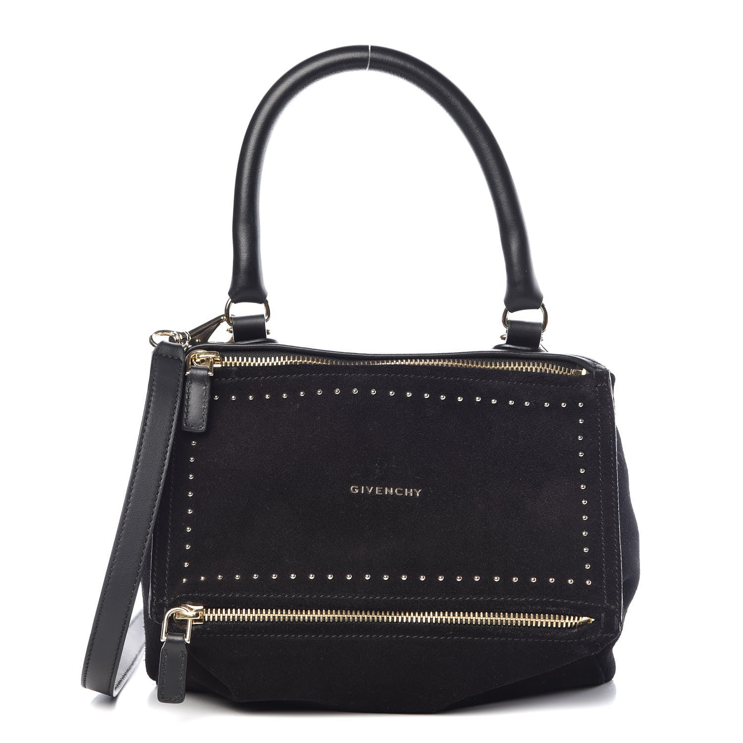 Givenchy Suede Studded Small Pandora Black 1 of 11