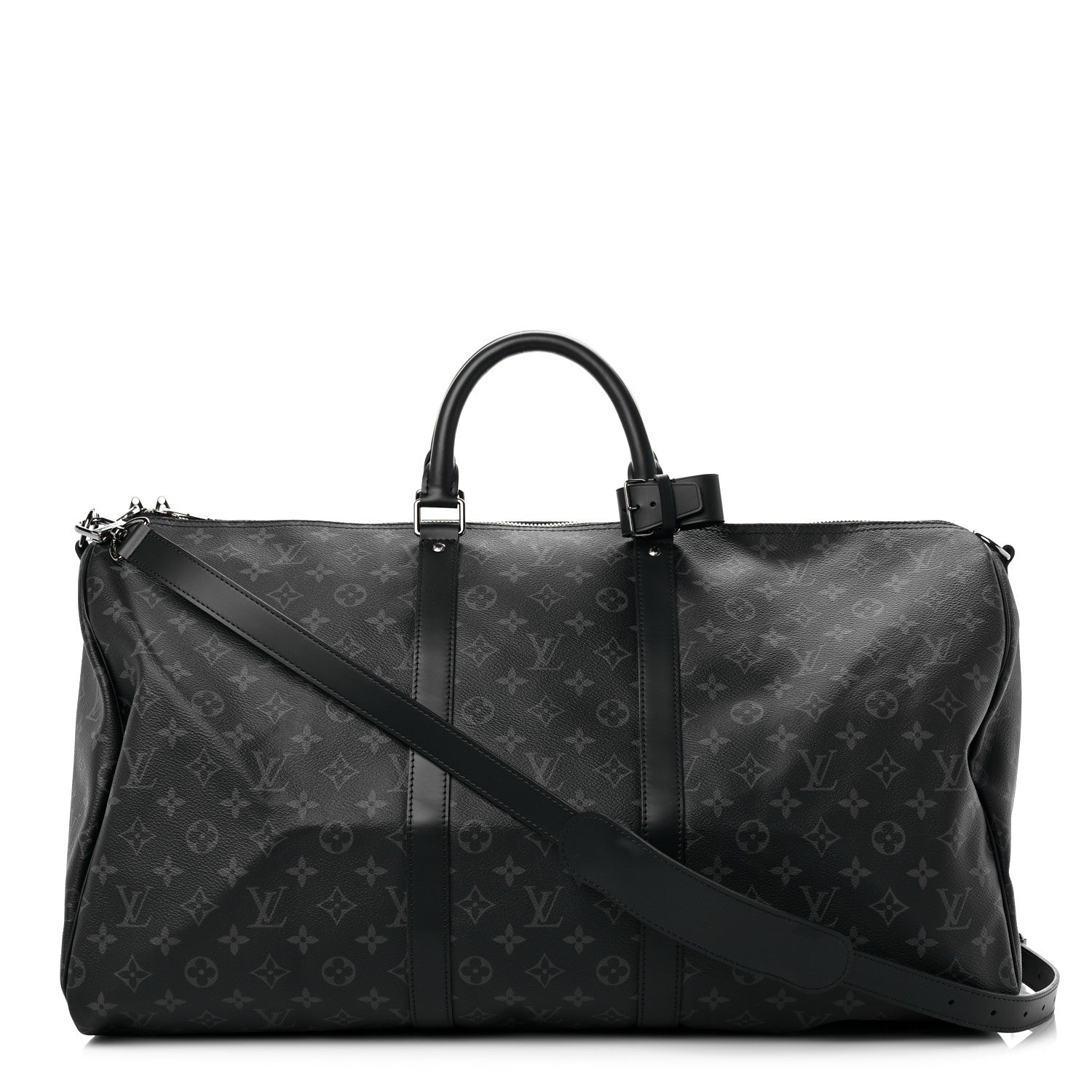 Louis Vuitton Monogram Eclipse Keepall Bandouliere 55 1 of 10