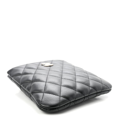 Chanel Lambskin Quilted Uniform Crossbody Bag Black 4 of 10