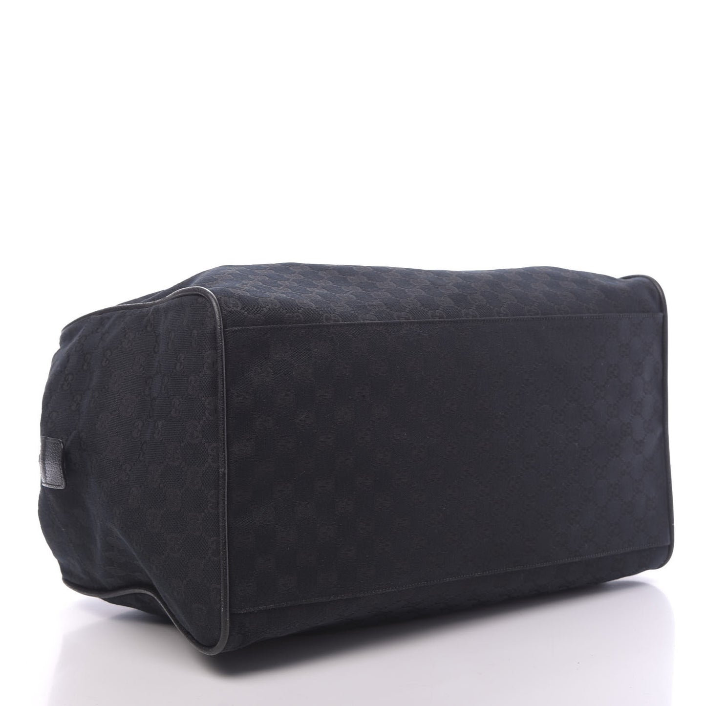 GG Monogram Web Medium Collapsible Carry On Duffle Black