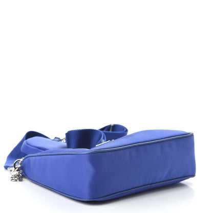 Prada Nylon Re-Edition 2005 Shoulder Bag Indaco 5 of 10