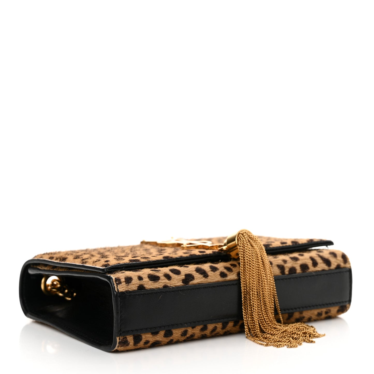 Pony Hair Calfskin Small Classic Monogram Kate Tassel Satchel