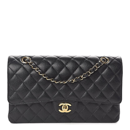 Chanel Caviar Quilted Medium Double Flap Black 1 of 10