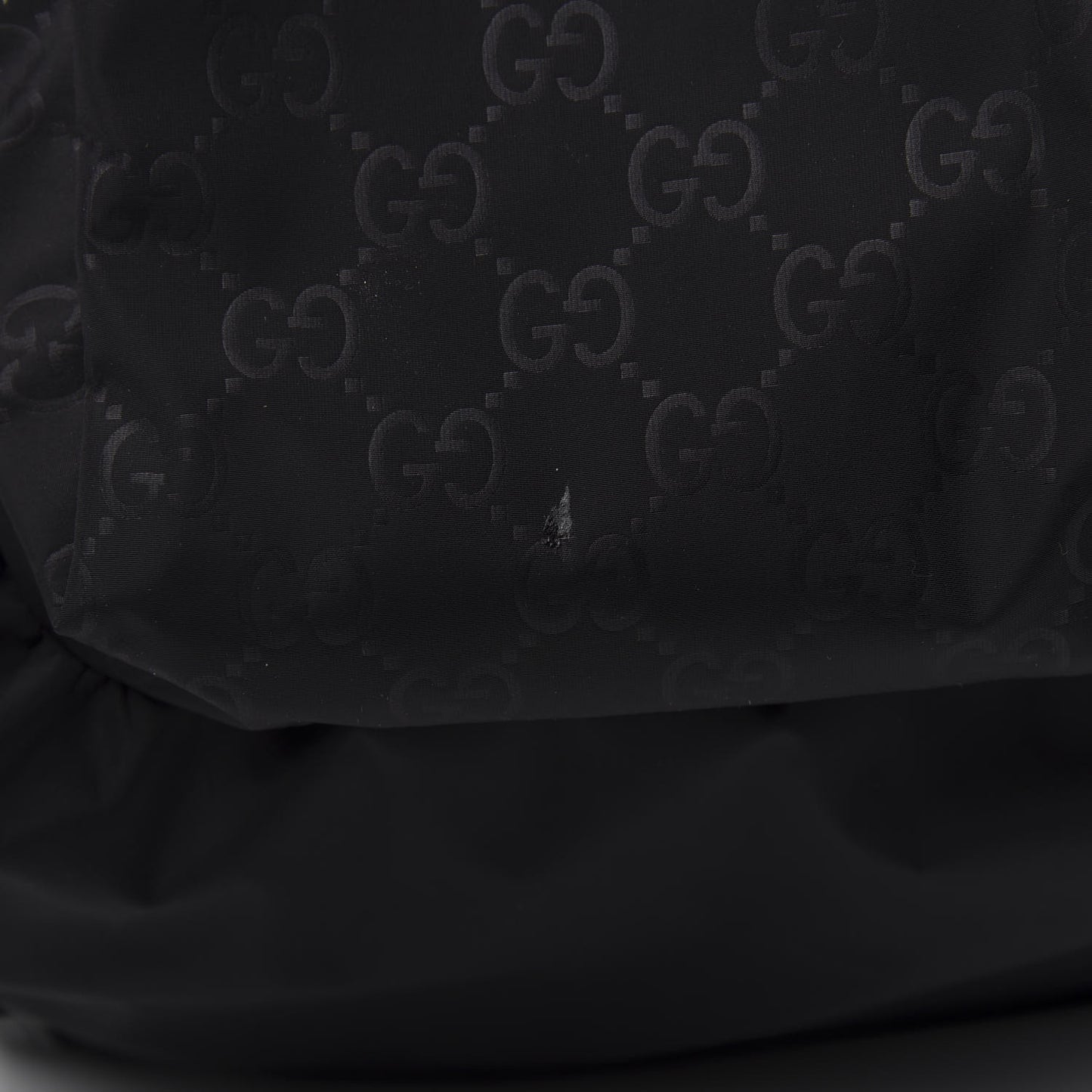 Nylon Monogram Medium Light Double Buckle Backpack Black