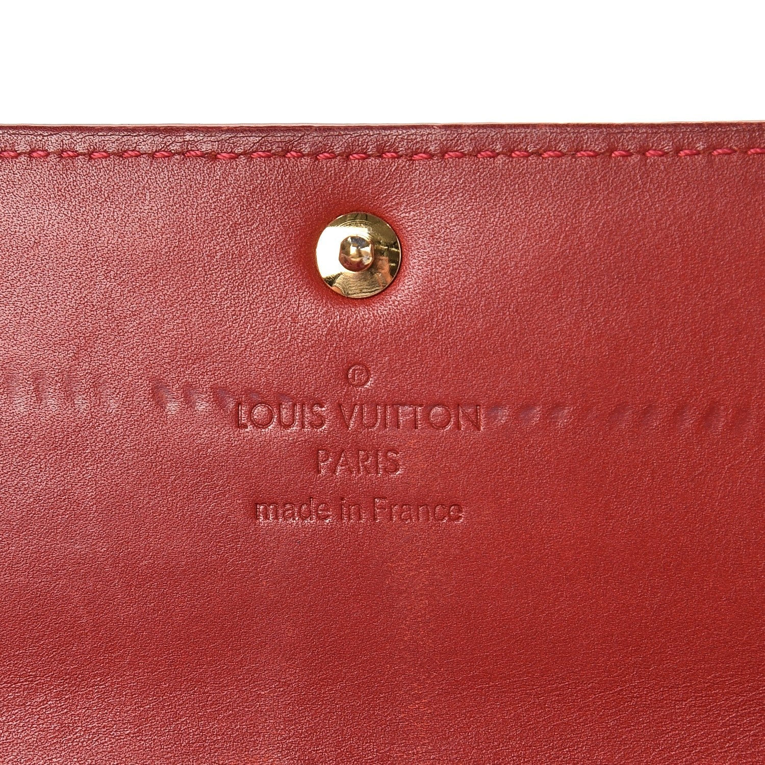 Louis Vuitton Vernis Sarah Wallet Pomme D'Amour 5 of 11