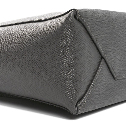 Celine Grained Calfskin Small Vertical Cabas Kohl 8 of 9