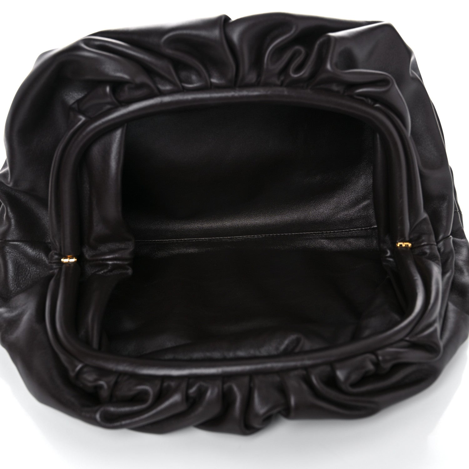 Bottega Veneta Smooth Butter Calf The Pouch Oversized Clutch Fondente 5 of 13