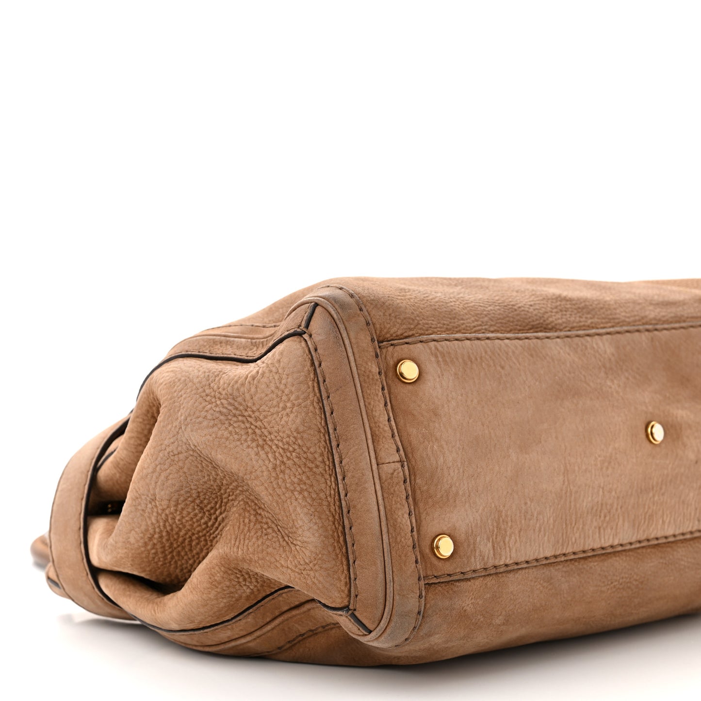 Suede Medium GG Running Tote Brown