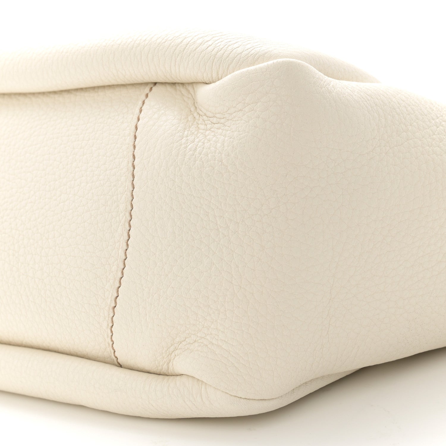 Prada Cervo Pleats Small Shoulder Bag Talco 10 of 11