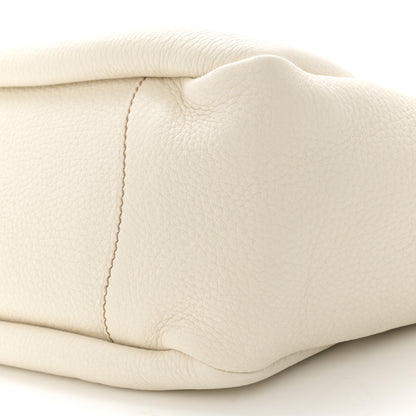 Prada Cervo Pleats Small Shoulder Bag Talco 10 of 11
