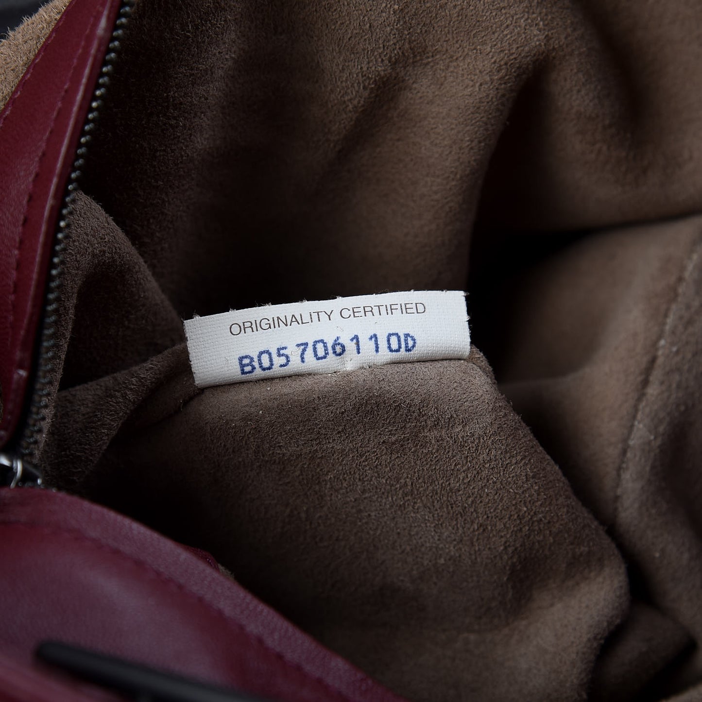 Nappa Intrecciato Large Tote Barolo