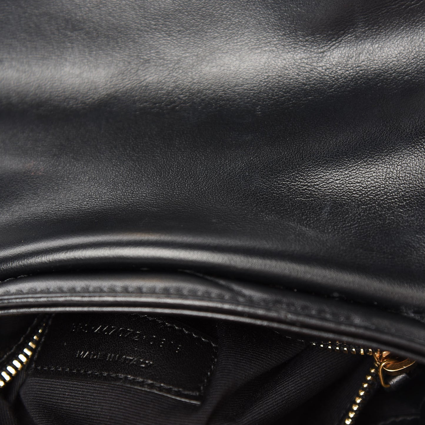 Calfskin Y Quilted Monogram Toy Loulou Crossbody Bag Black