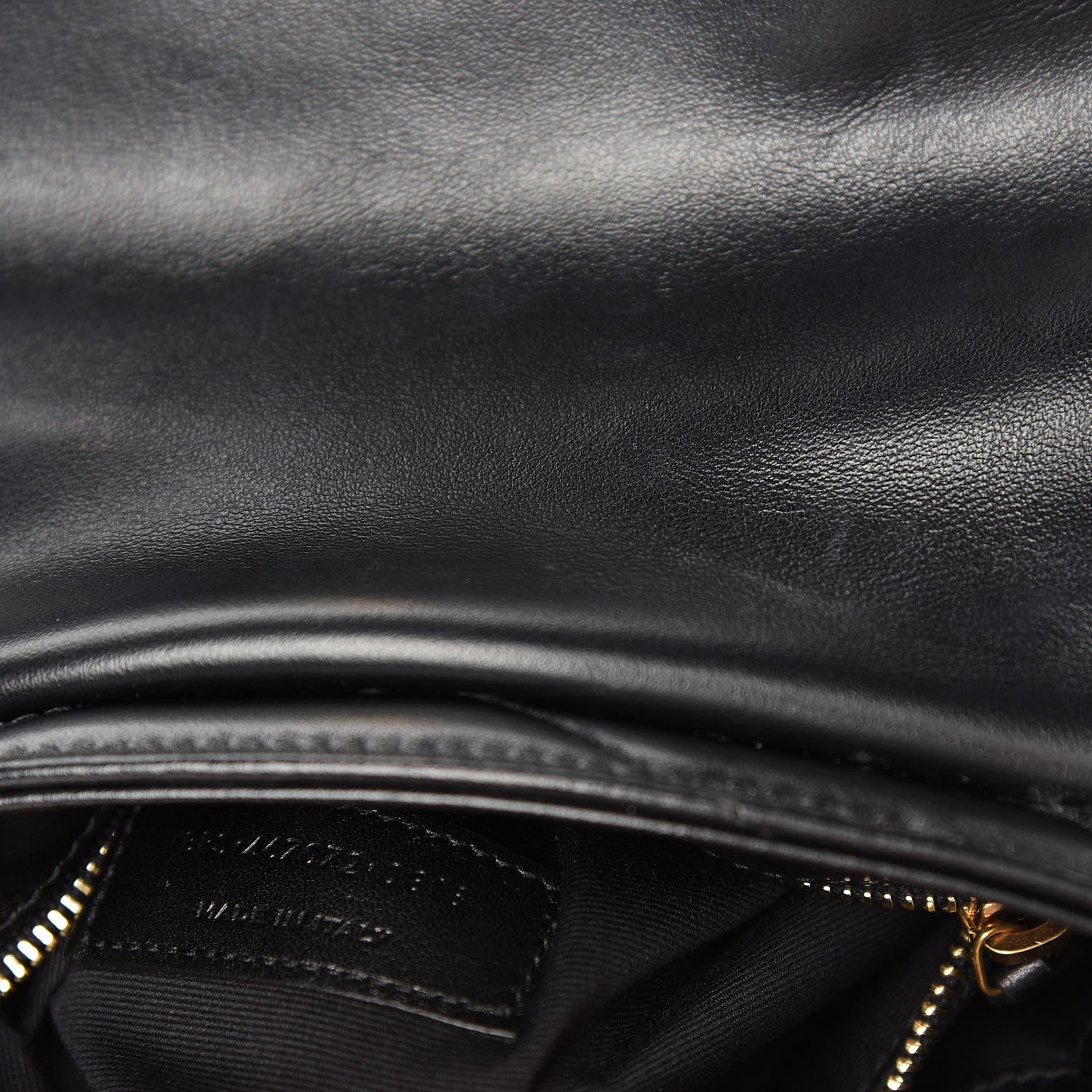 Saint Laurent Calfskin Y Quilted Monogram Toy Loulou Crossbody Bag Black 9 of 12