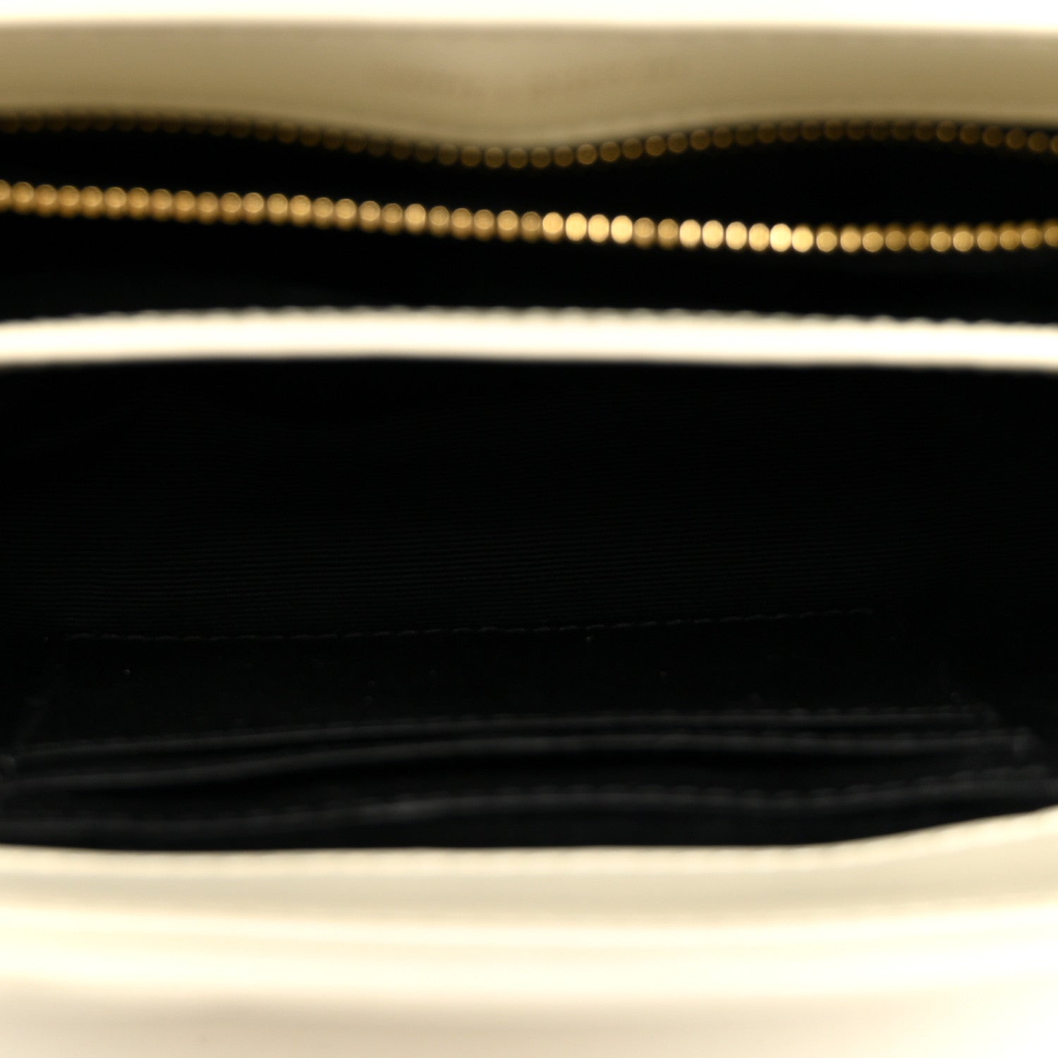 Saint Laurent Calfskin Y Quilted Monogram Toy Loulou Crossbody Bag Blanc Vintage 5 of 11