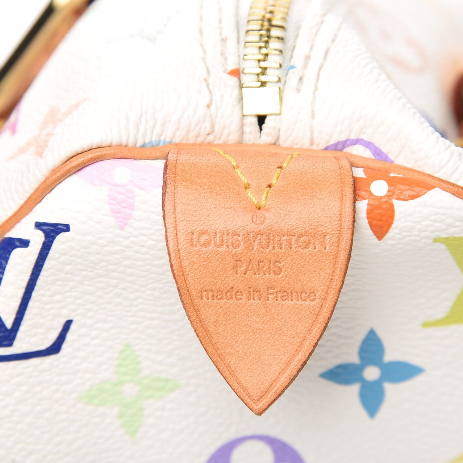 Louis Vuitton Monogram Multicolor Speedy 30 White 6 of 7