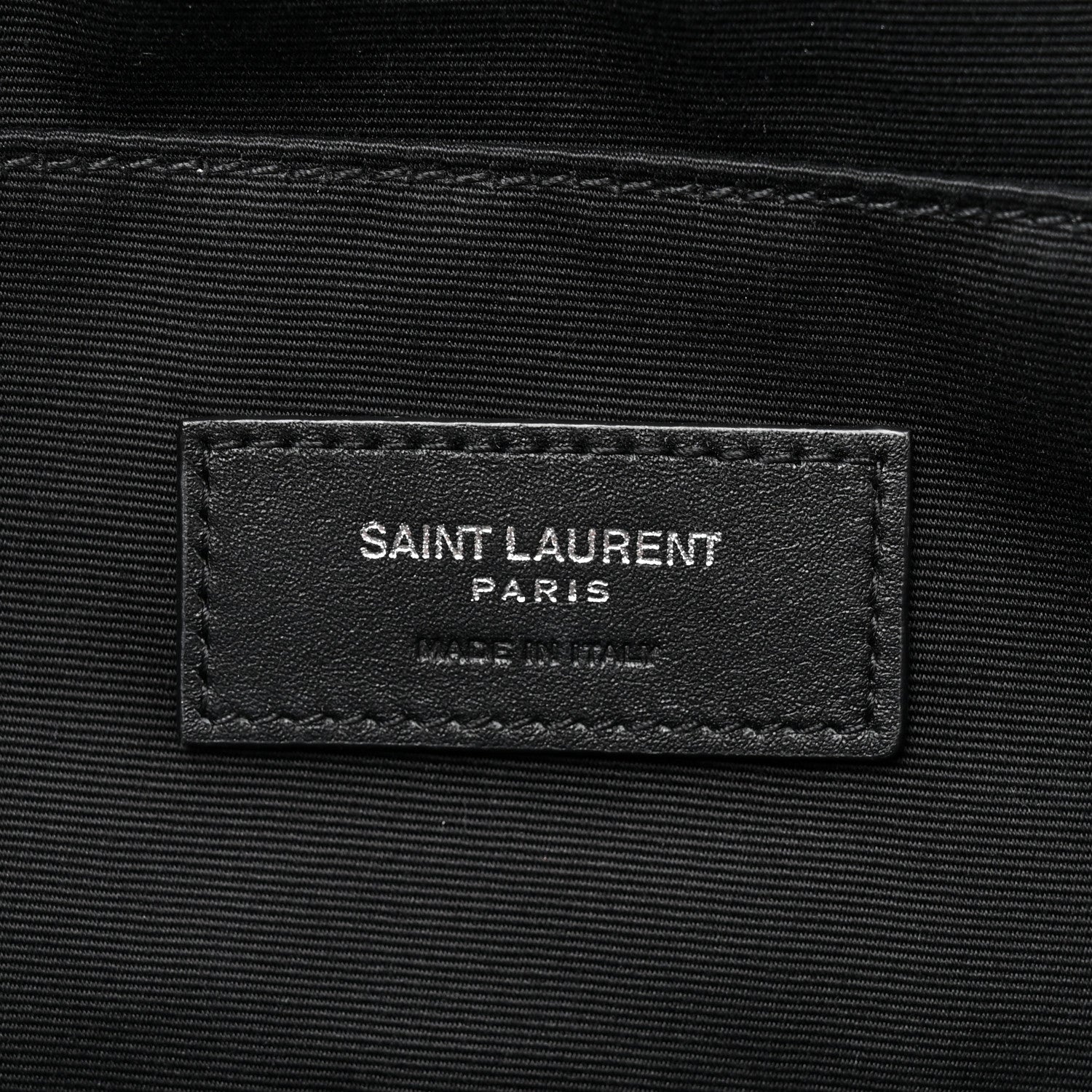Saint Laurent Canvas Monogram Belt Bag Black 6 of 10
