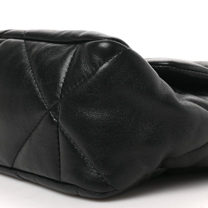 Chanel Goatskin Quilted Large Chanel 19 Flap Black 9 of 9