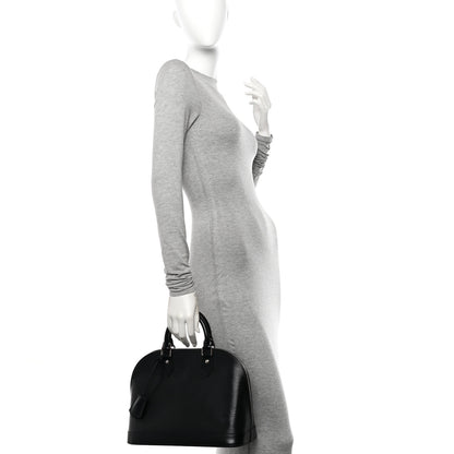 Louis Vuitton Epi Alma PM Black 2 of 9
