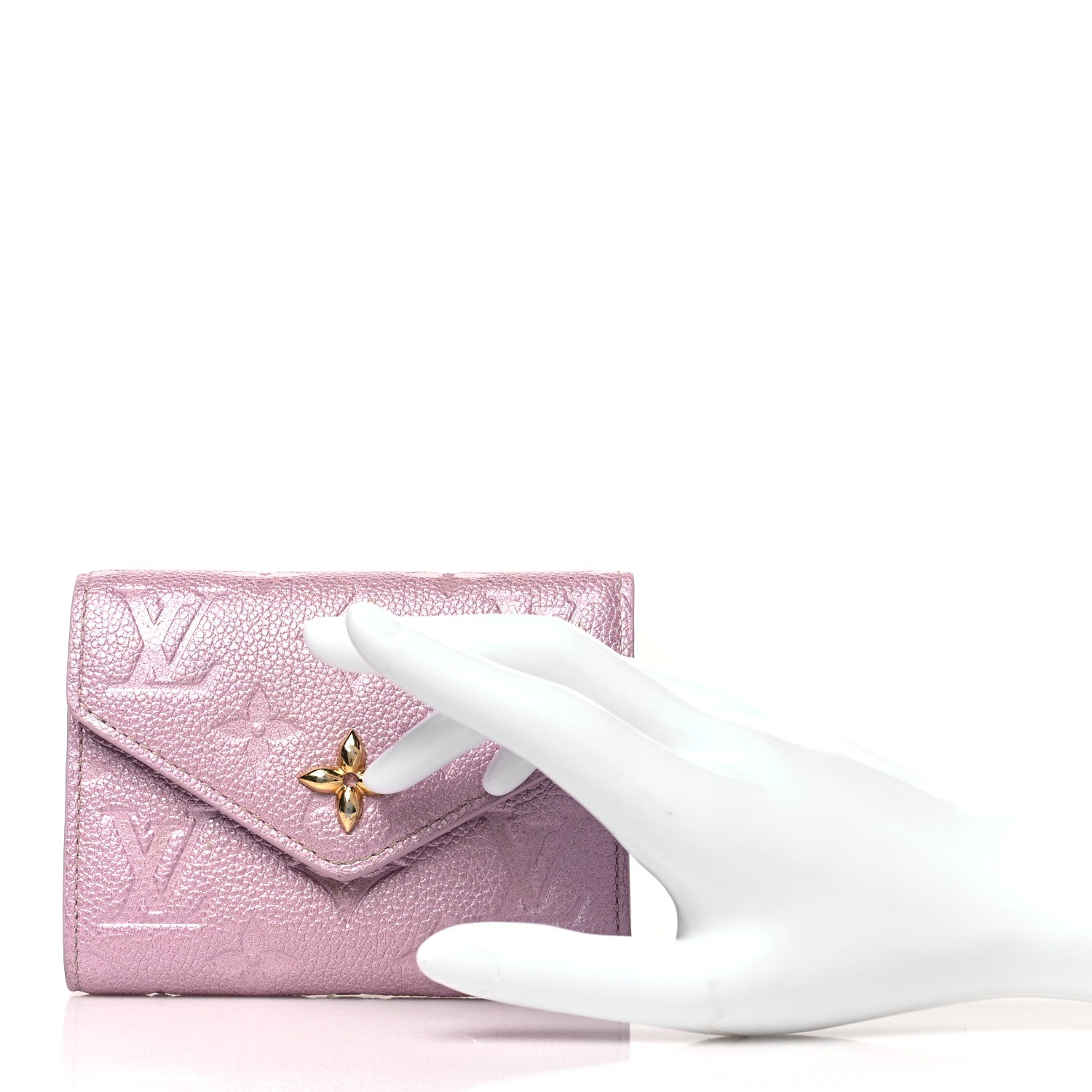 Louis Vuitton Empreinte Monogram Flower Victorine Wallet Pearly Lilac 2 of 7