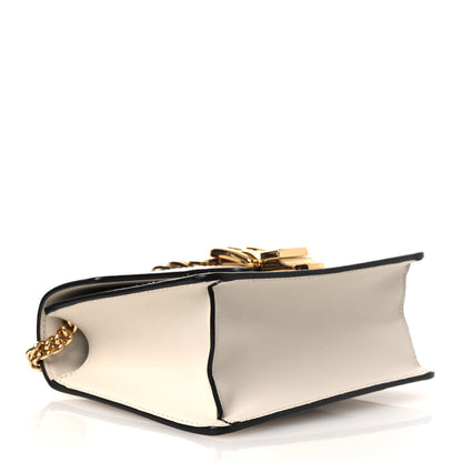 Gucci Calfskin Mini Sylvie Chain Shoulder Bag White 4 of 13