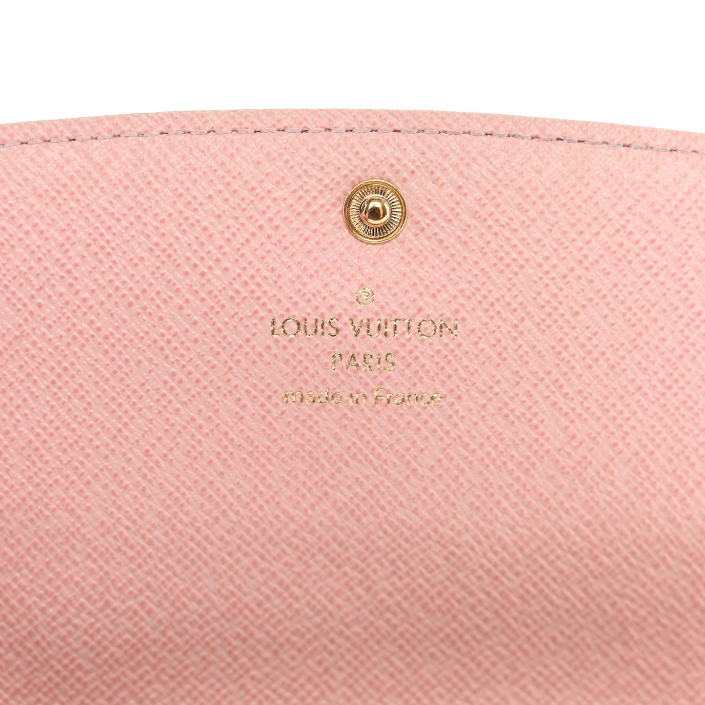 Damier Azur Emilie Wallet Rose Ballerine