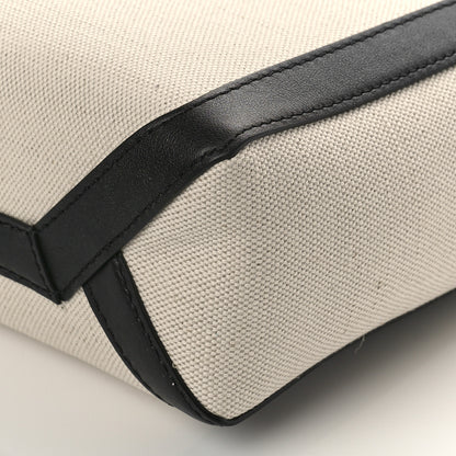 Valentino Garavani Canvas VLTN Print Tote Black Ivory 8 of 8
