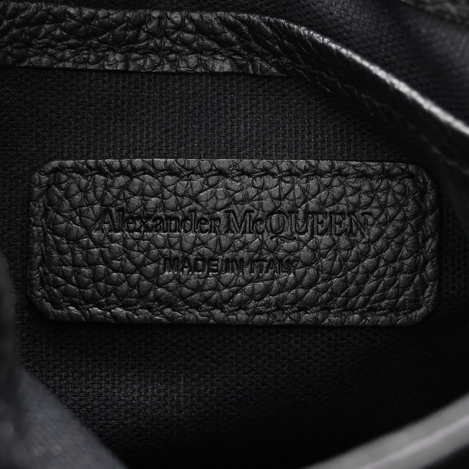 Alexander McQueen Grained Calfskin Small Skull Crossbody Black 6 of 11