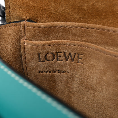 Loewe Calfskin Mini Gate Crossbody Bag Light Blue Green Black 6 of 8