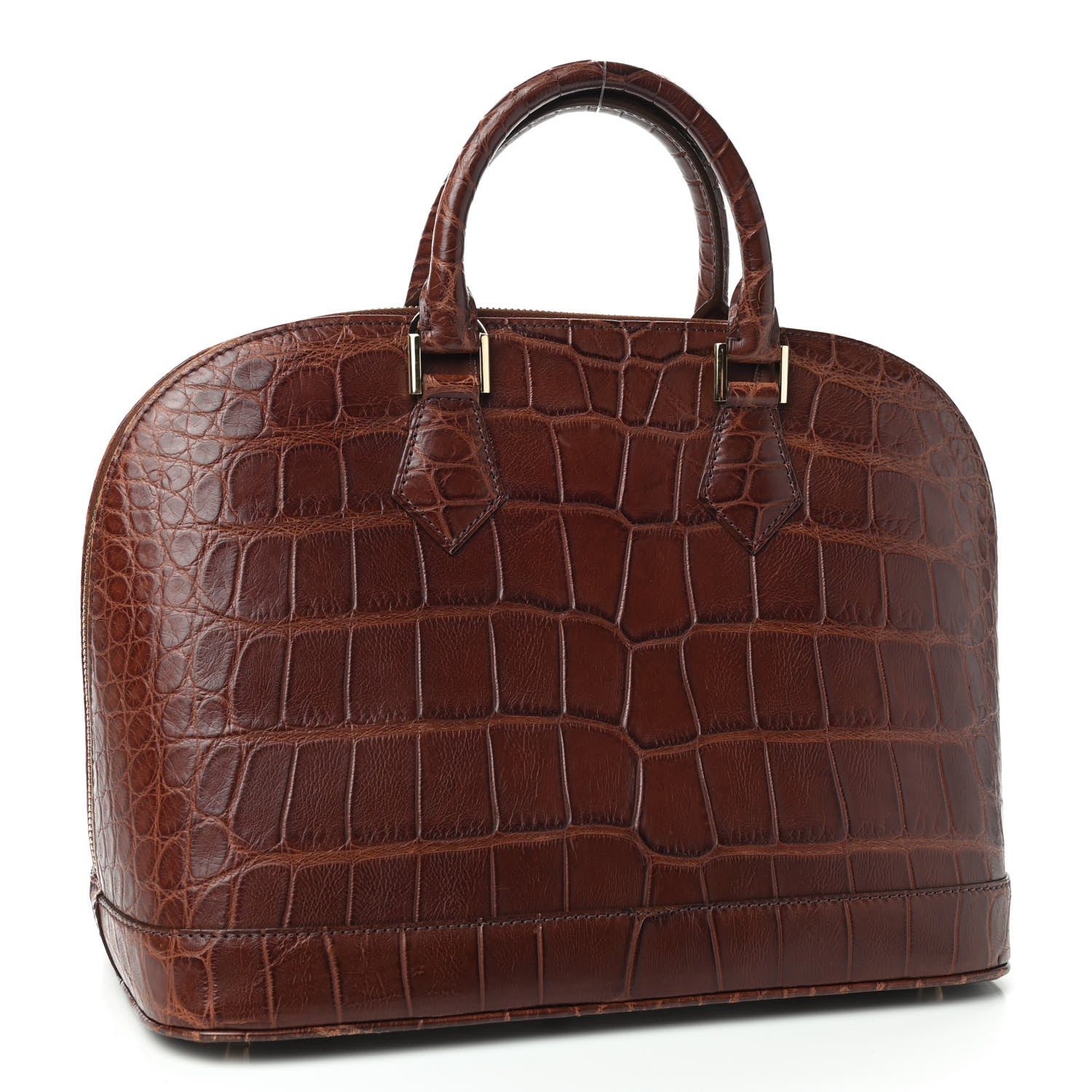 Louis Vuitton Matte Alligator Alma PM Havane 3 of 8