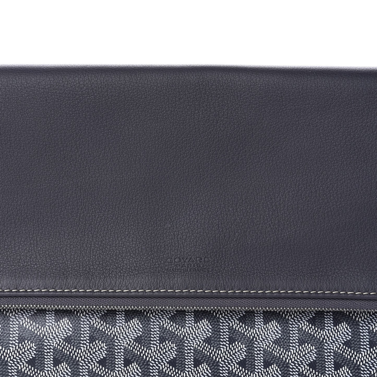 Goyardine Sainte Marie Soft Clutch Grey