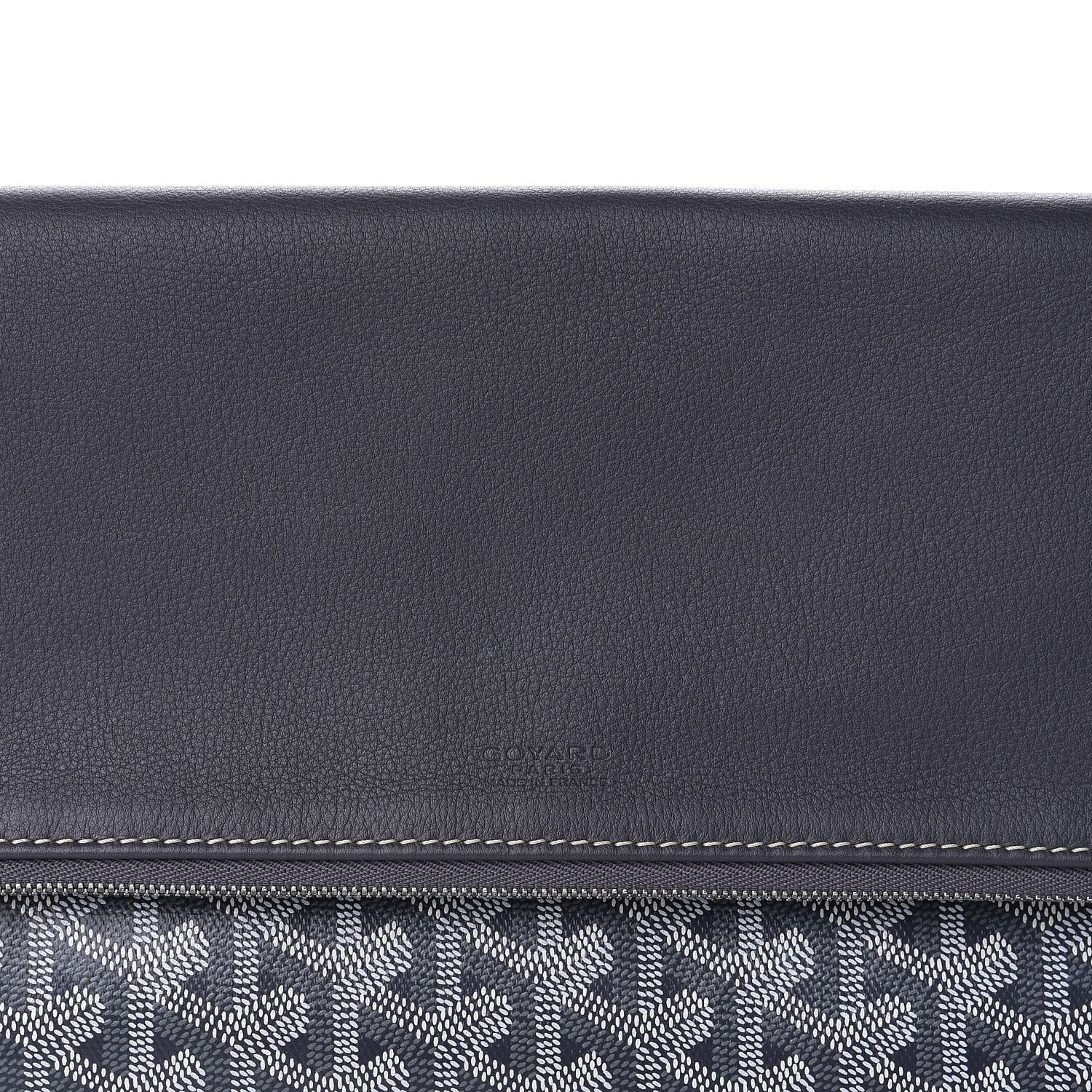 Goyard Goyardine Sainte Marie Soft Clutch Grey 9 of 11