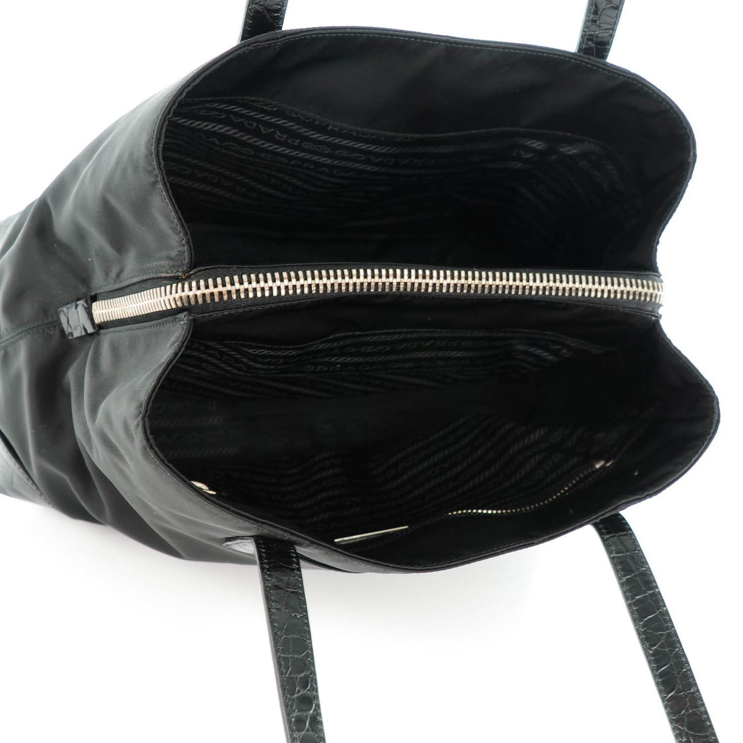 Tessuto Nylon Tote Nero Black