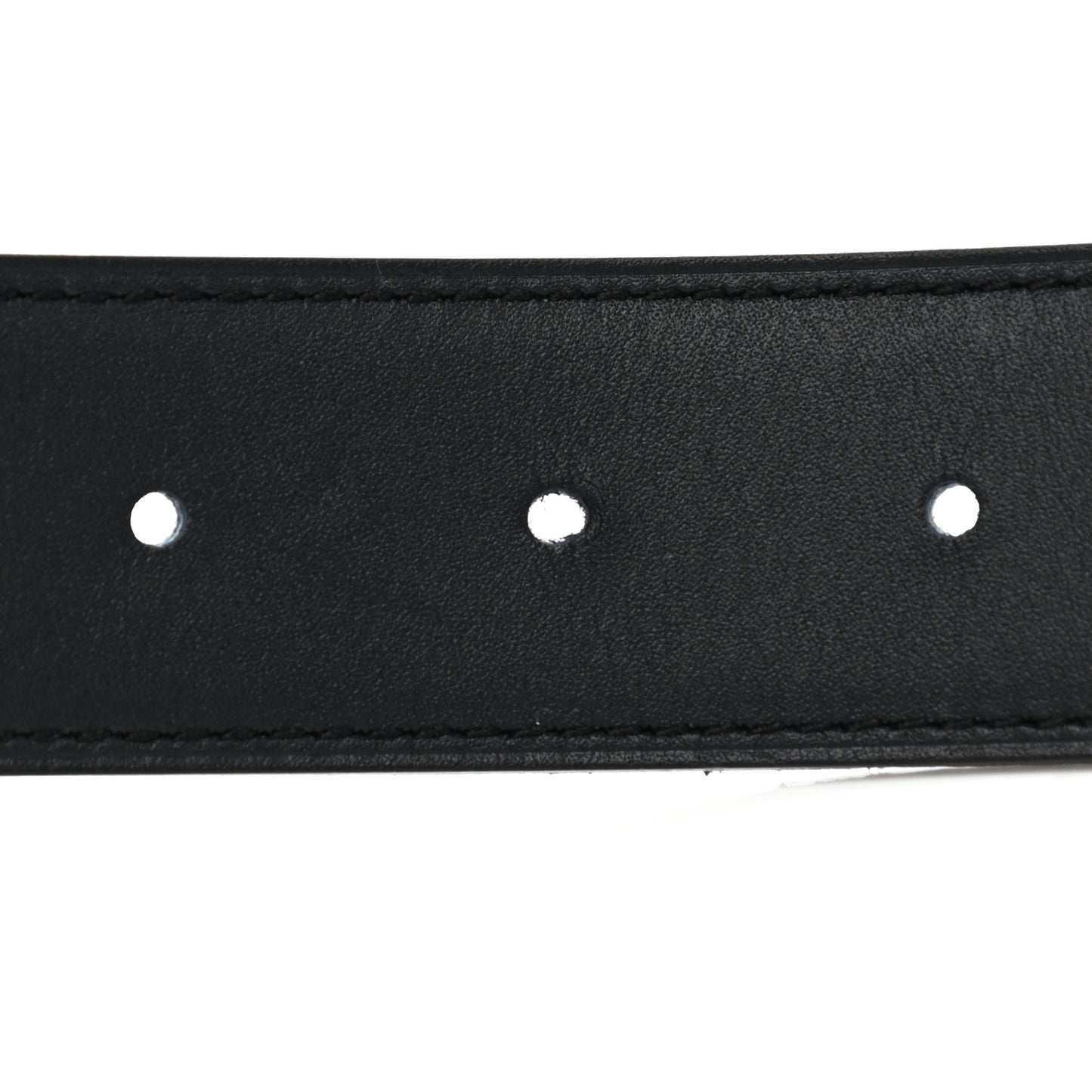 Togo Sombrero 32mm Guilloche H Belt 100 Bleu Du Nord Bleu Obscur