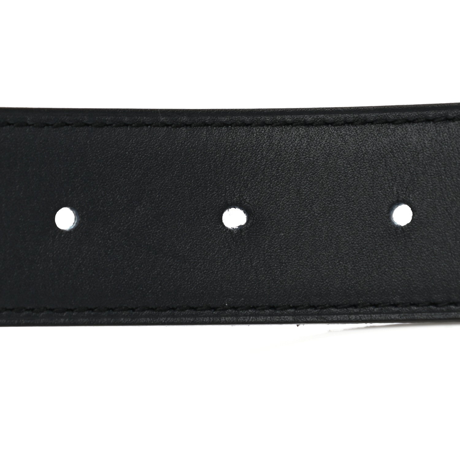 Hermes Togo Sombrero 32mm Guilloche H Belt 100 Bleu Du Nord Bleu Obscur 4 of 6