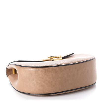 Chloe Grained Calfskin Lambskin Bi-Color Drew Shoulder Bag Wet Sand Sunflower 4 of 9