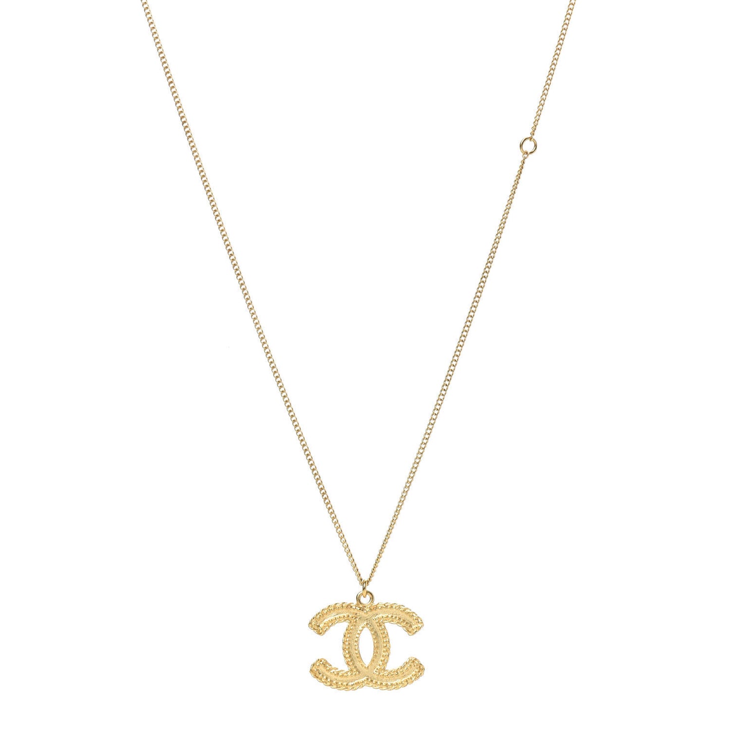 CC Necklace Matte Gold