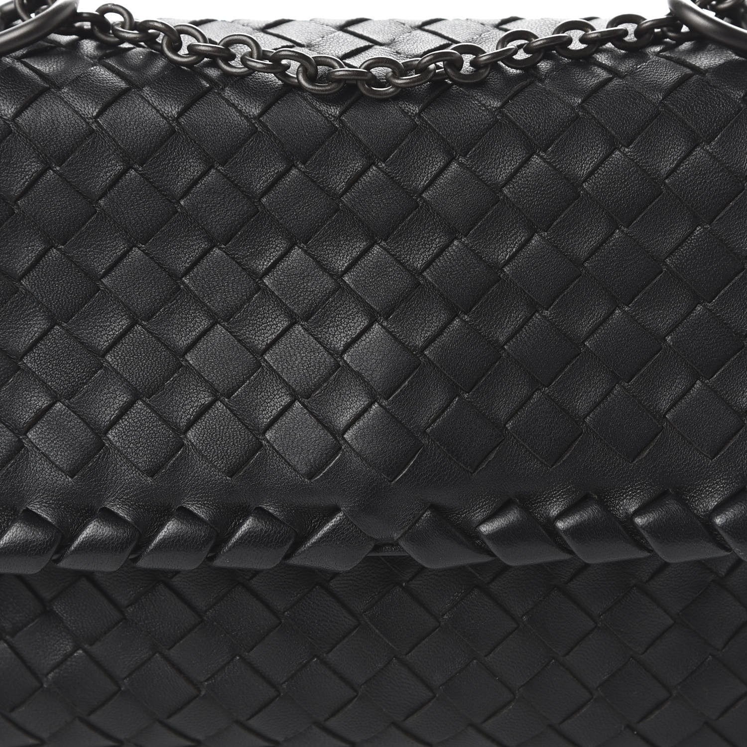 Bottega Veneta Nappa Intrecciato Baby Olimpia Shoulder Bag Black 9 of 10