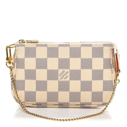 Louis Vuitton Damier Azur Mini Pochette Accessories 1 of 8