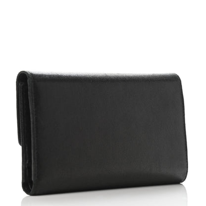 Chanel Calfskin CC Flap Wallet Black 2 of 4