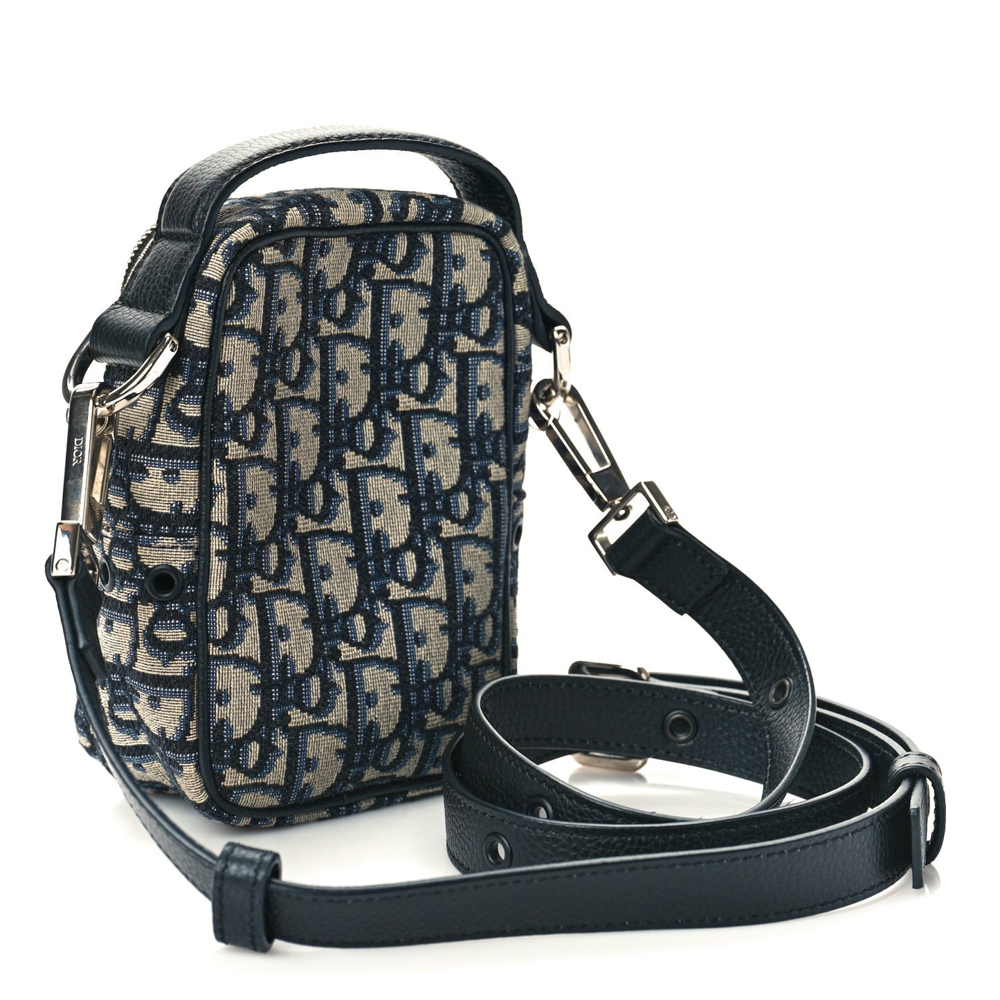 Oblique Crossbody Bag Blue