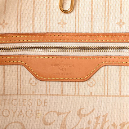 Louis Vuitton Damier Azur Neverfull MM 6 of 22
