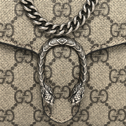 Gucci GG Supreme Monogram Mini Dionysus Chain Wallet Beige Taupe 8 of 14