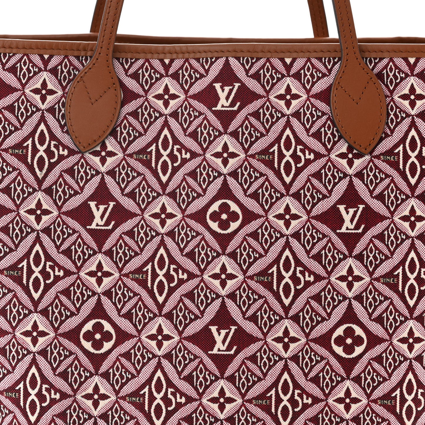 Jacquard Since 1854 Neverfull MM Bordeaux